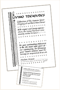 Santa Fe Living Treasures Invitation